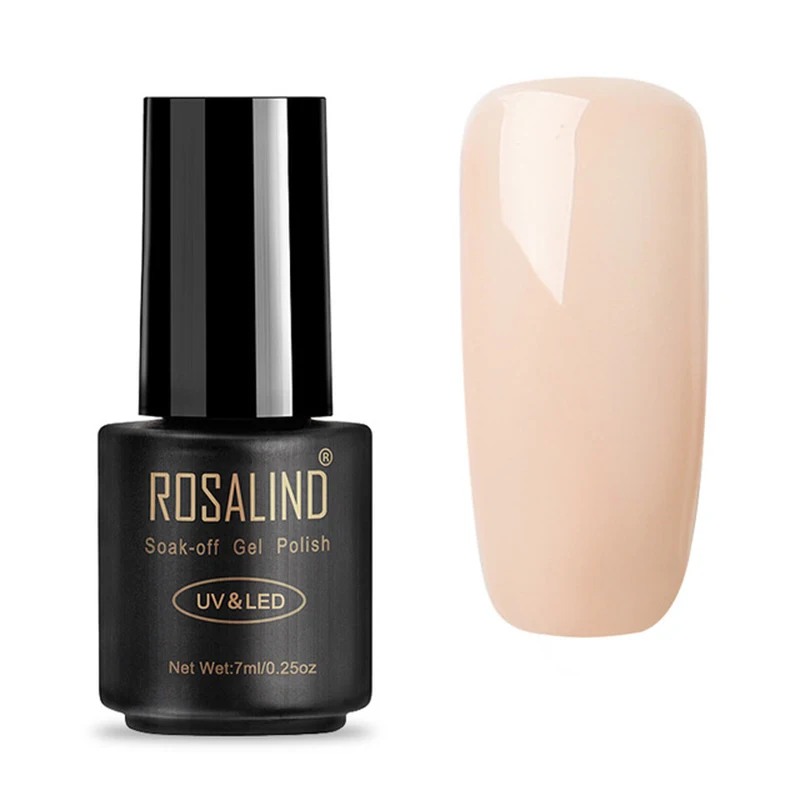 ROSALIND 7 мл Гелевый лак Гибридный Полупостоянный УФ-гель для ногтей отмачиваемый