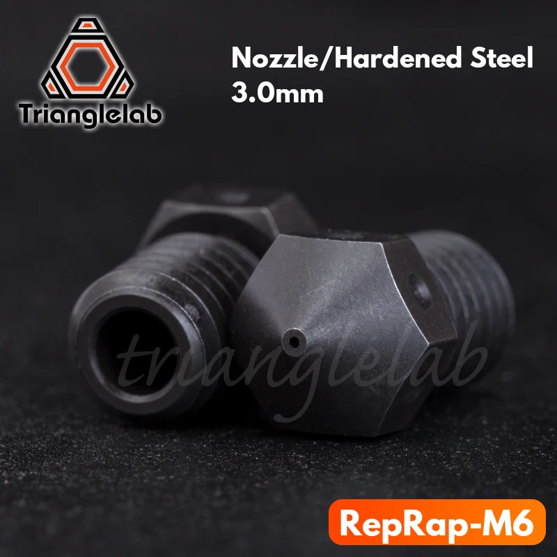 Trianglelab закаленная сталь RepRap M6 сопло 2 85/3 0 мм e3d V6 для печати PEI PEEK углеродное