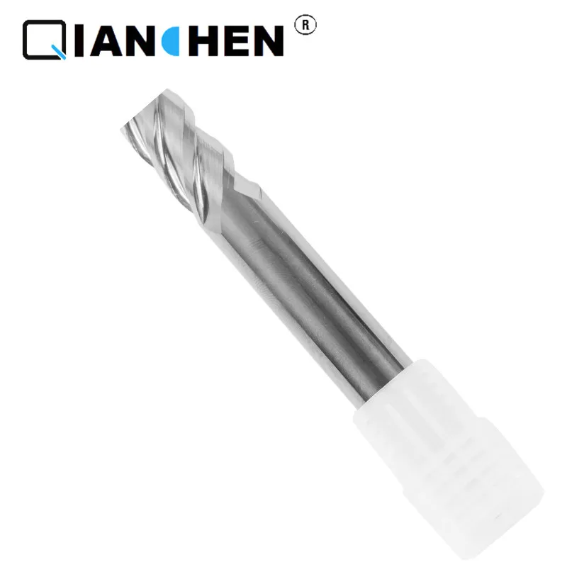 

Qianchen high quality high hardness high strength wear resistance cermet end mills D12*30*75*4T D12*50*100*4T CNC milling cutter