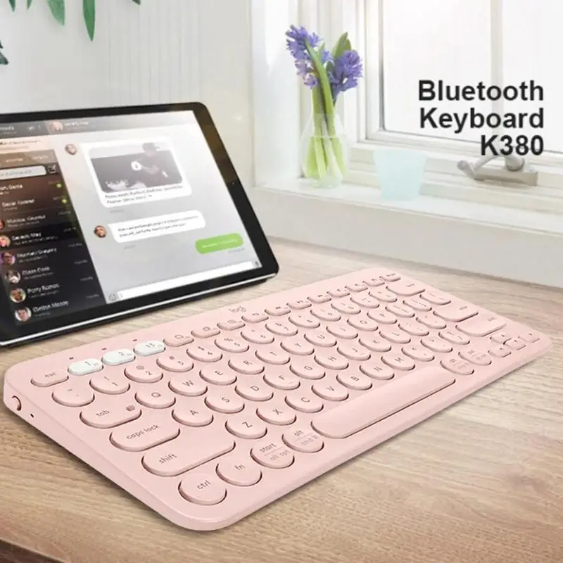Беспроводная клавиатура Logitech K380 Bluetooth K400 1000DPI беспроводная мышь Pebble G102 для