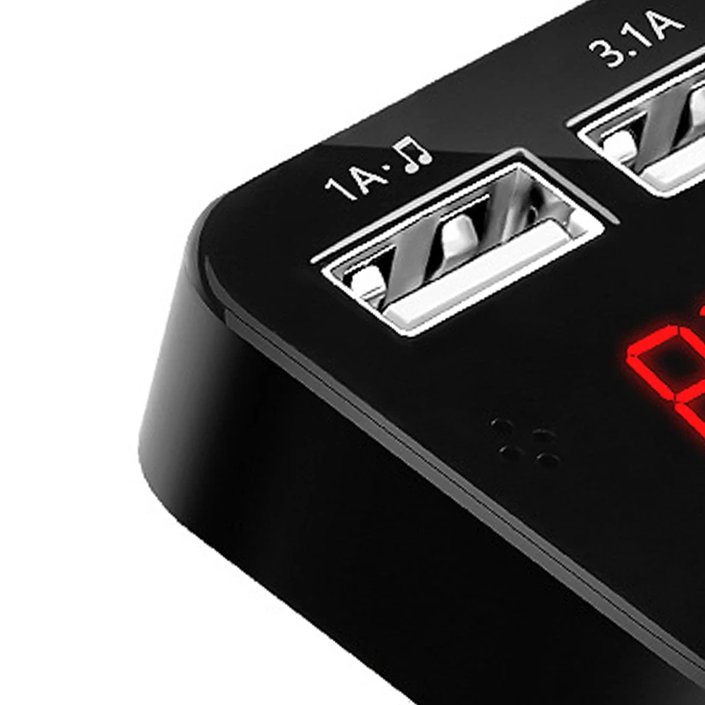 1 шт. fm плеер Bluetooth подключение USB медиаплеер аудио 2 порта адаптер зарядное