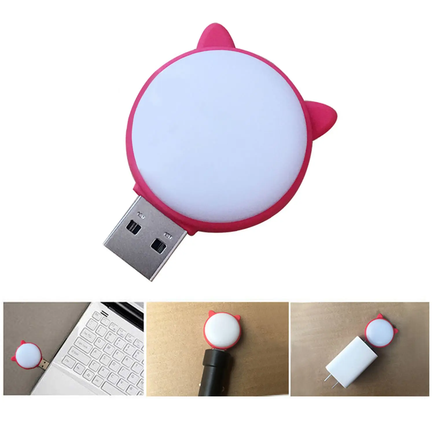 Светодиодная лампа USB мини ночник Led ноутбук настольная зажим свет открытый