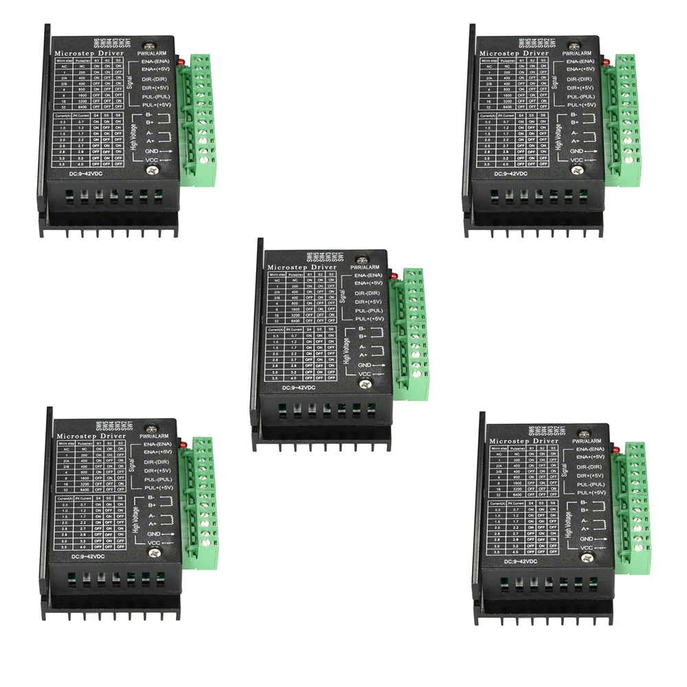 

Модуль двигателя KKMOON с ЧПУ, одноосный, 4 а, TB6600, 5 шт.