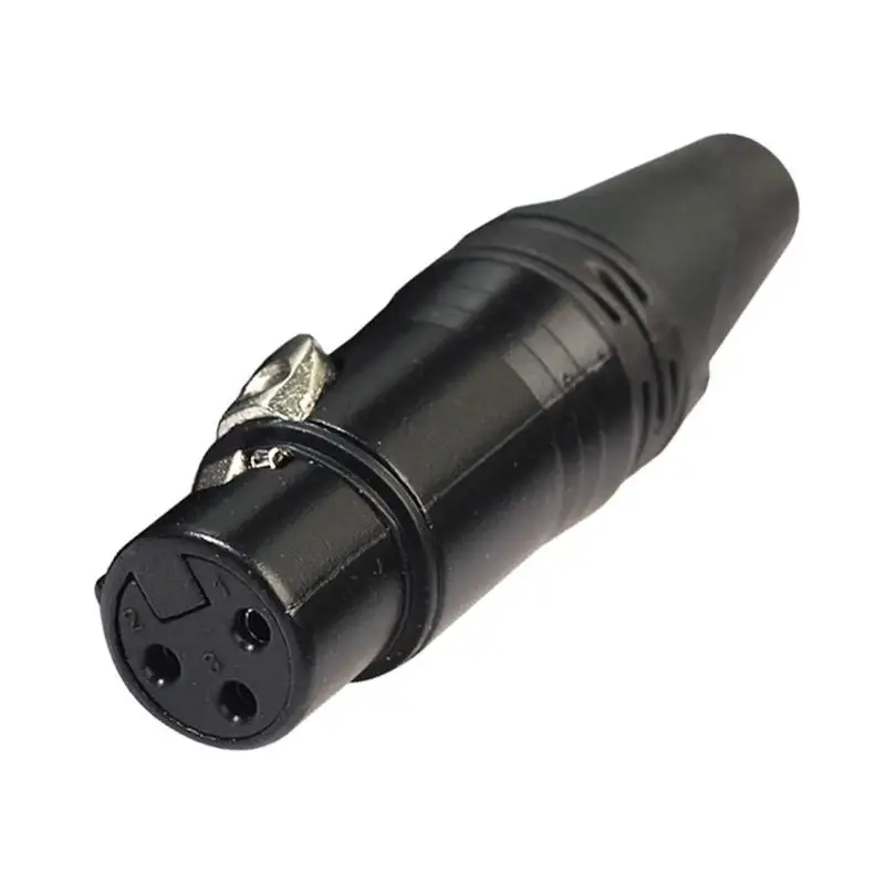 ALLOYSEED DIY Микрофон XLR 3 контактный разъем кабельный под пайку MIC адаптер кабель