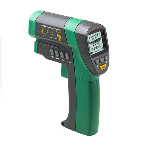 MASTECH MS6550B Бесконтактный инфракрасный термометр ИК тестер температуры 32C до 1650C 50: 1