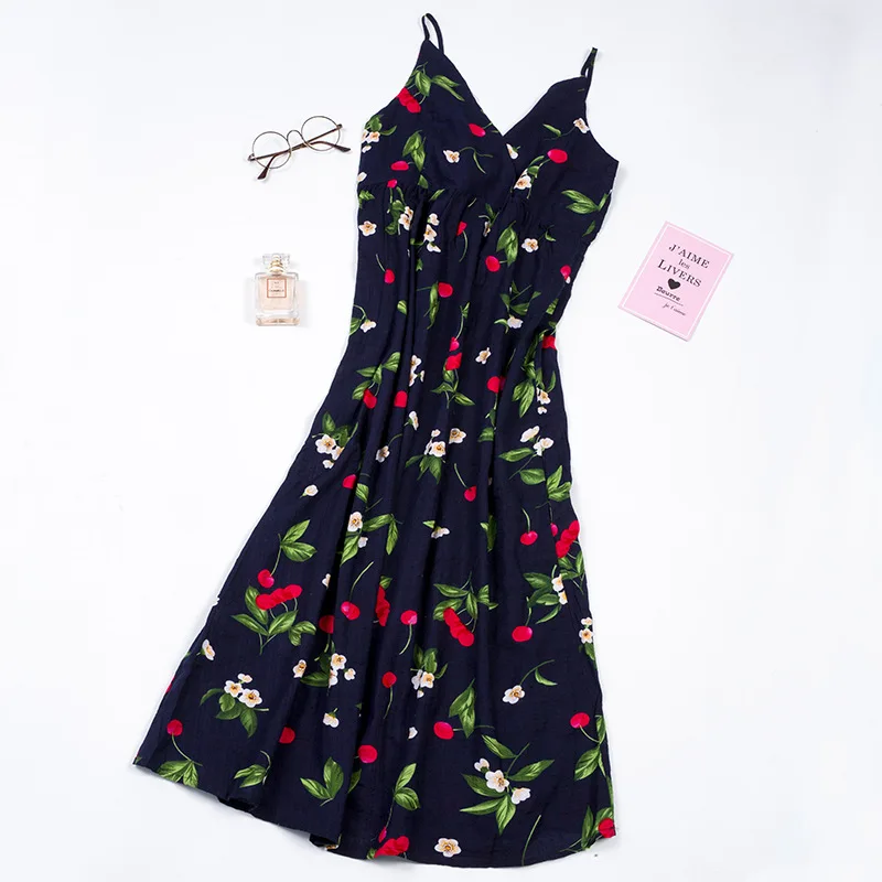 2019 летние сексуальные ночные рубашки ночное белье Женская хлопковая ночная