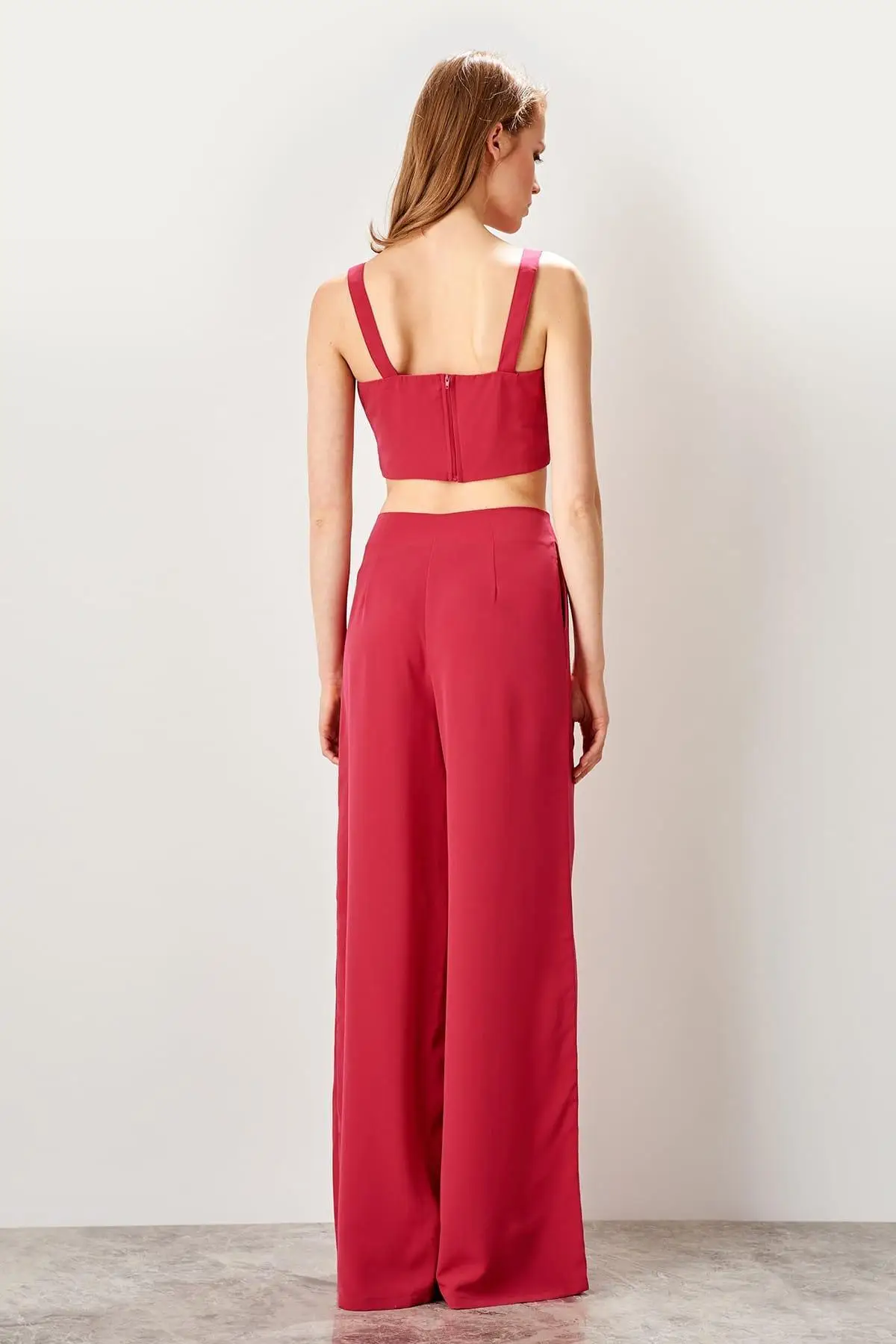 Trendyol розовые брюки с рисунком TWOSS19EH0110|Брюки| |