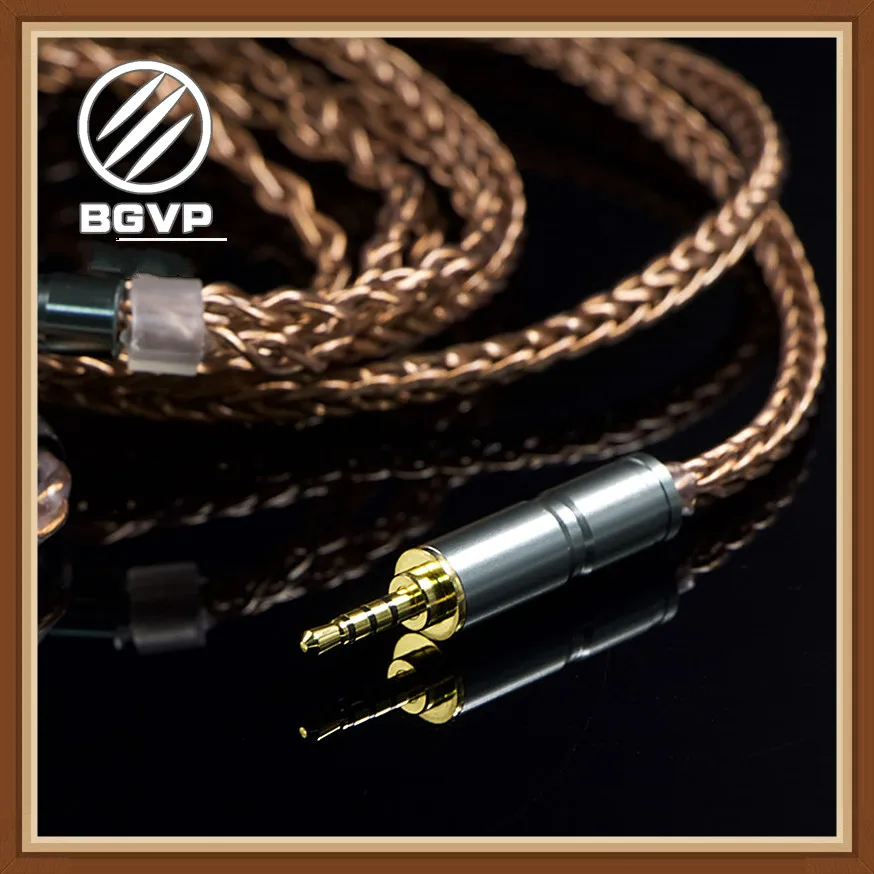 BGVP 6N 400 Core наушники OCC кабель 2 5 мм 3 DIY Кабель Aficionados MMCX сменный Hi Fi для наушников