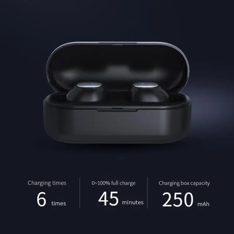 Q2 TWS Bluetooth 5 0 Наушники Беспроводные свободные руки для вождения спортивные мини