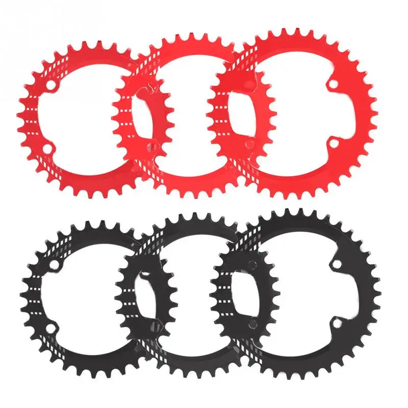 Овальная Круглая цепь из алюминиевого сплава для велосипеда Shimano M6000 M7000 M8000 32T 34T 36T