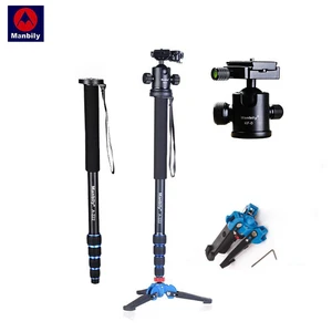Портативный профессиональный монопод Manbily для зеркальных камер, A-222165 см65 дюймов, шаровая Головка, мини-штатив для телефонов Canon, Nikon, DV