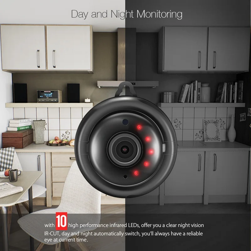 Беспроводная Wi Fi камера Digoo DG MYQ IP 720P облачное хранилище ночное видение