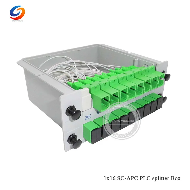 Бесплатная доставка распределительный модуль e Packet 1x16 LGX Box с вставкой кассеты SC/APC