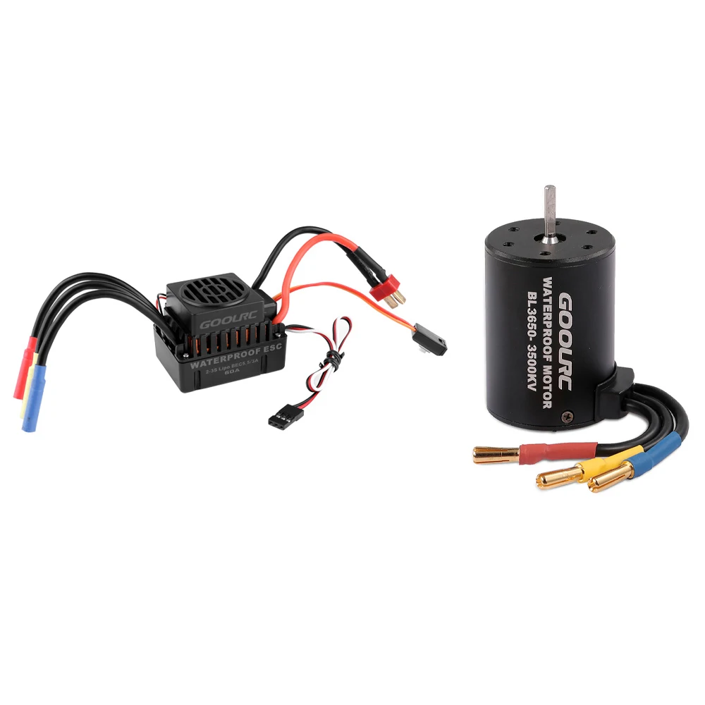 Оригинальный водонепроницаемый бесщеточный двигатель GOOLRC BL3650 3100KV/3500KV/3900KV4300KV с 60A