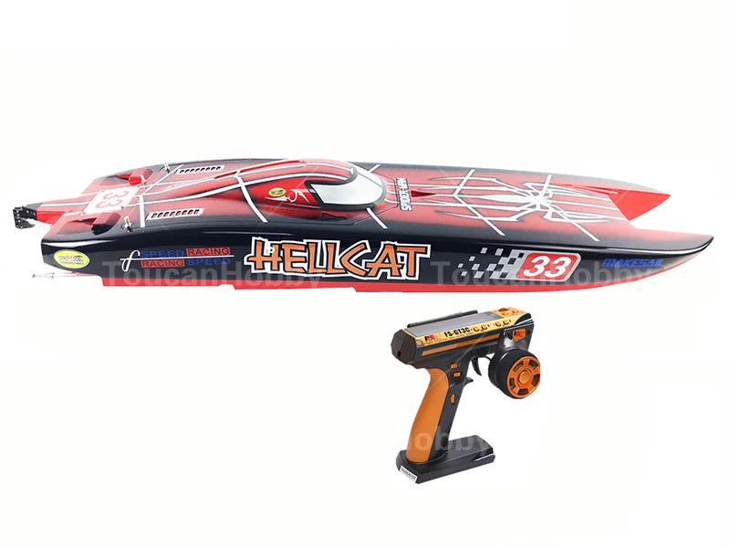 E51 RTR двухмоторная электрическая RC гоночная лодка с 120A ESC/RadioSys/100kmh/батарея Spider Painting