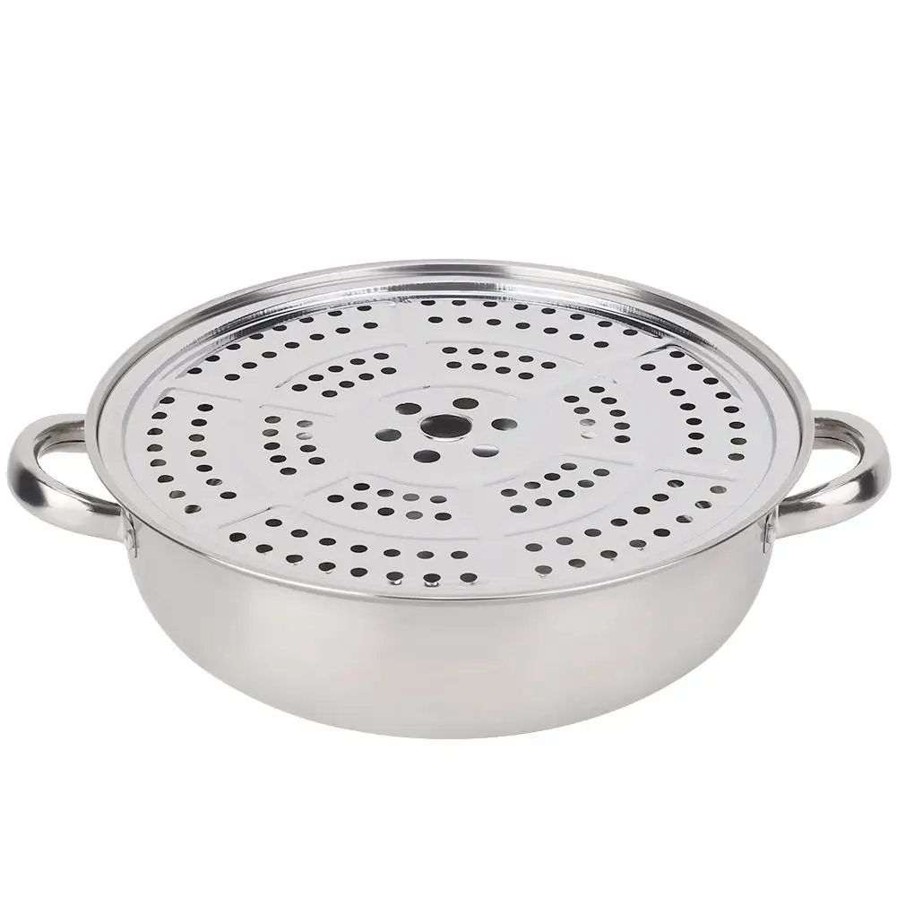 28 см однослойный Stockpot Hot Pot пароварка кухонная утварь домашняя из нержавеющей