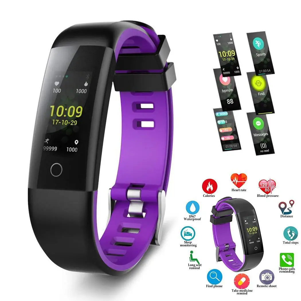 LCD Manual Unisex Smart Screen User IP67 5H Standby Casual Square Days 1 Closure TPU Buckle About 15 7 Shape Watch | Электроника