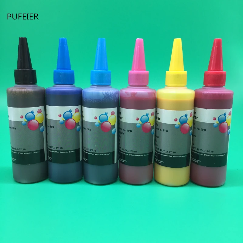 6 бутылок T0811 T0816 пигментные чернила для Epson Stylus photo 1410 R390 RX590 R270 RX690 RX610 RX615 R290 R295