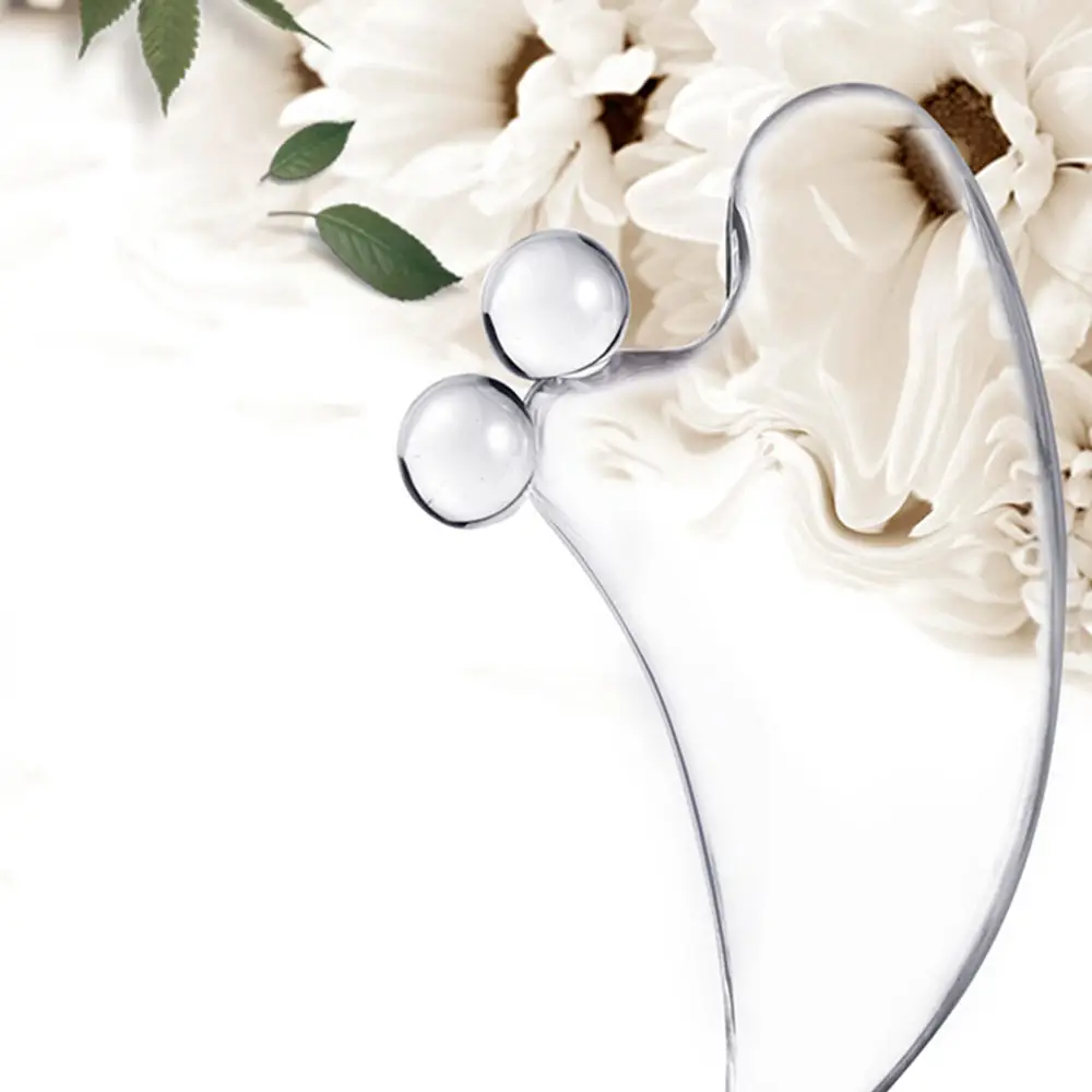 1 шт. Хрустальный массажный скребок для иглоукалывания губка лица против морщин