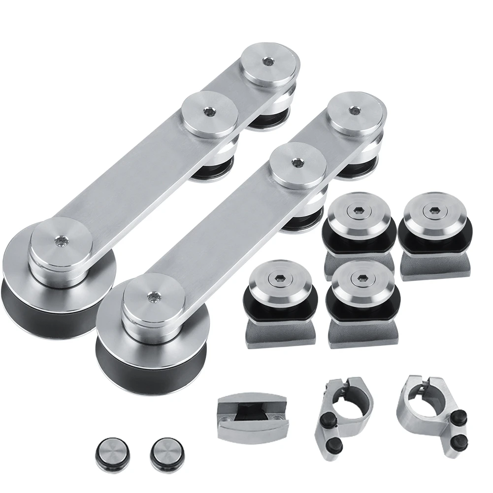 7.2ft душевая раздвижная дверь железнодорожные шкив Стекло Комплектующие дверей