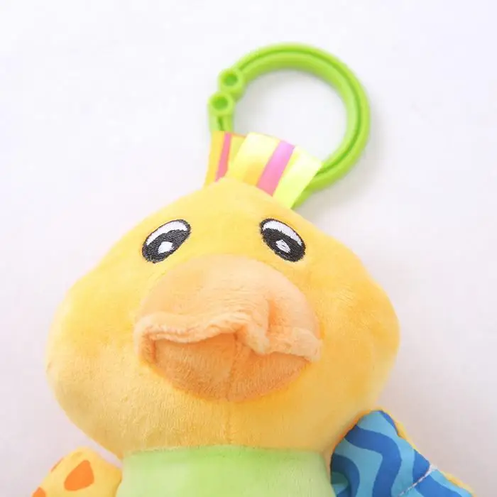 Малыш Ребенок многоцветный животное милый музыкальный 0 3 лет плюшевое кольцо