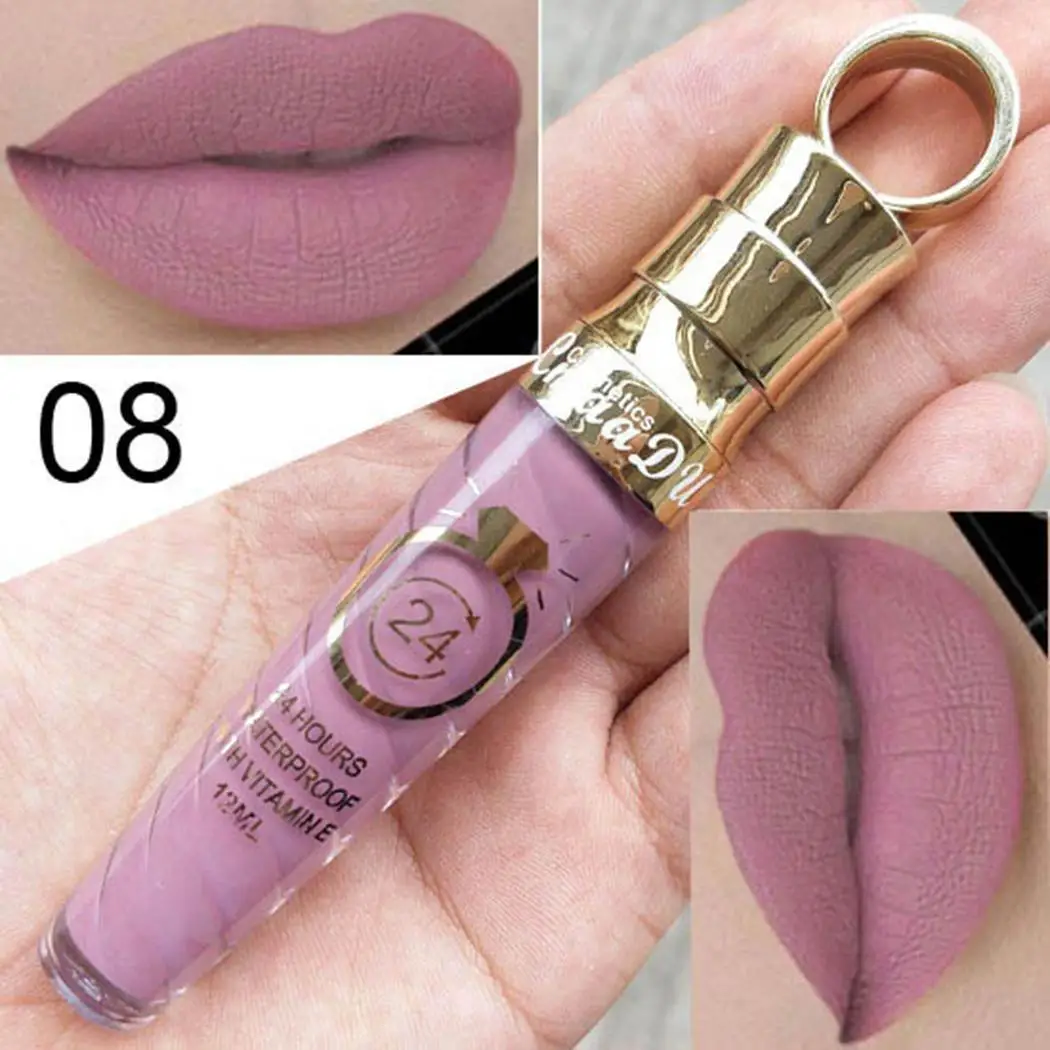 Новый макияж косметика матовый блеск для губ Стойкий цвет 1 Color 20 12 мл жидкая