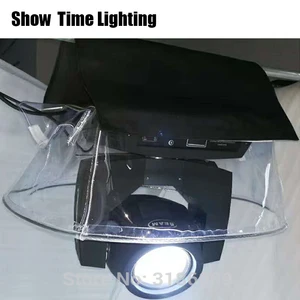 Лидер продаж, 10 шт.лот, чехол от дождя с движущейся головкой, для сцены, для защиты от дождя и снега, водонепроницаемые чехлы из прозрачного хрустального пластика