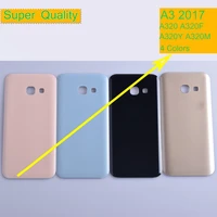10pcslot for samsung galaxy a3 2017 a320 a320f a320y housing battery cover back cover case rear door chassis a3 2017 shell