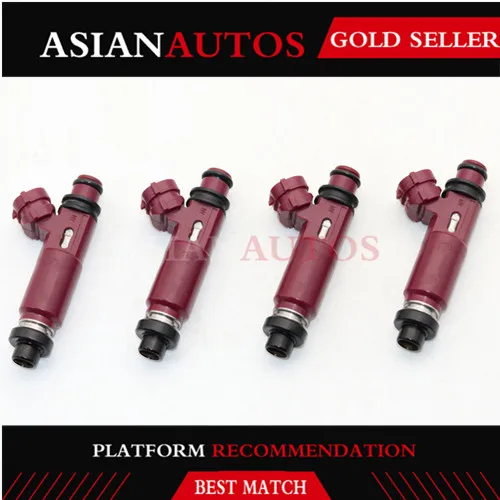 4 шт сопла форсунки 195500 3310 для Мазда Miata 1999 2000 1.8L L4 1955003310 BP4W 13 250 FJ584 842 12201 M666