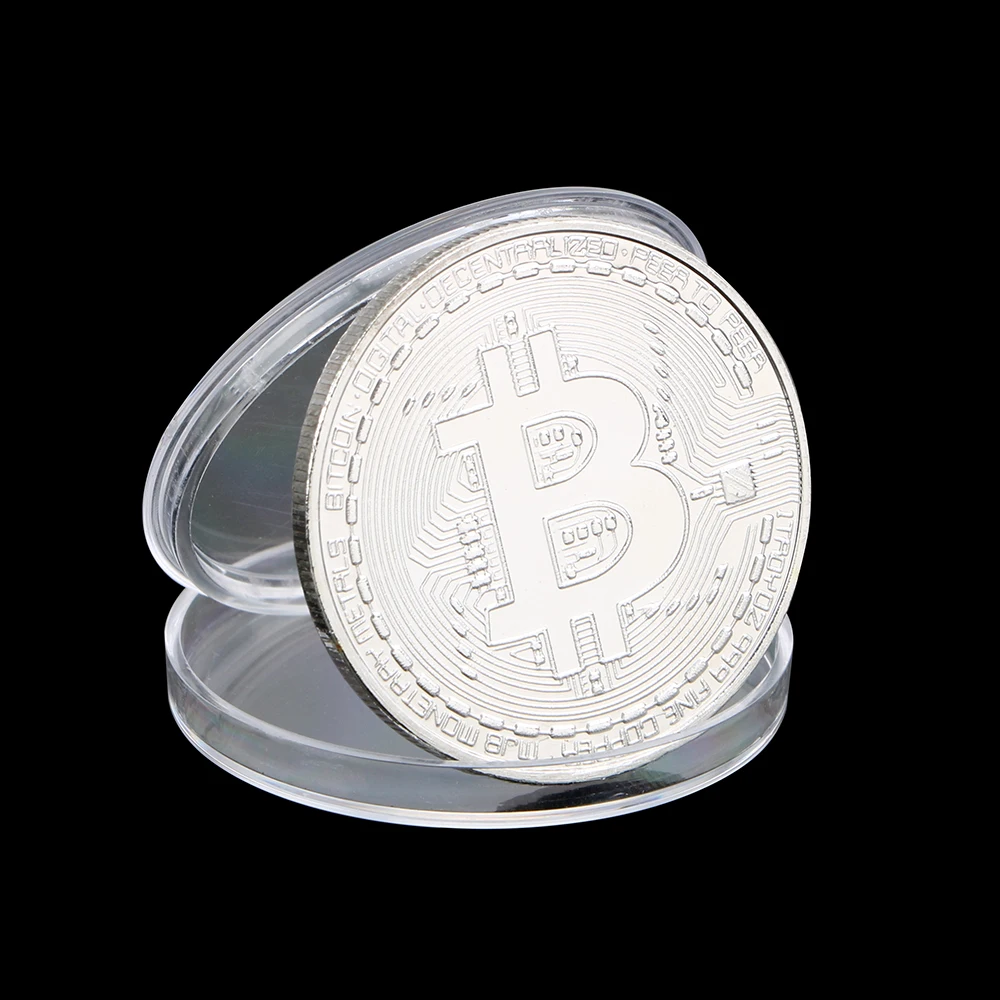 HOOMIN Physical 1 шт. BTC металлическая антикварная имитация коллекционное искусство