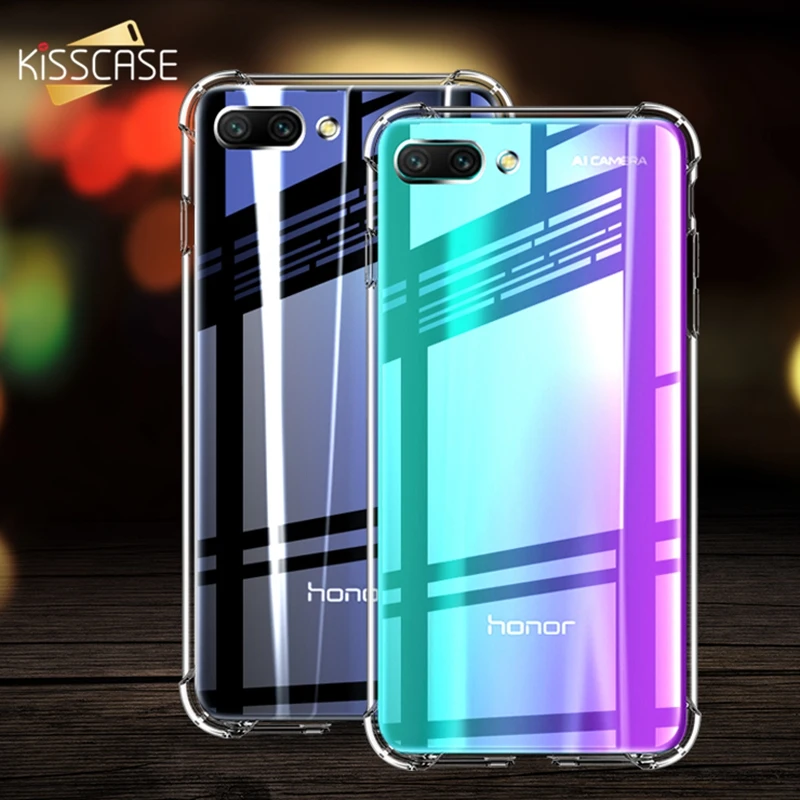KISSCASE полный ударопрочный чехол для телефона Huawei P9 P20 Lite прозрачный воздушный