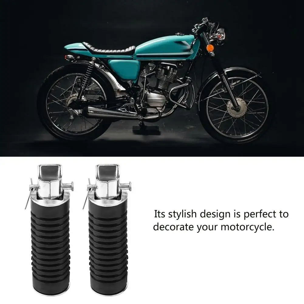 Колышки для ног мотоцикла 1 пара подножки педали Honda CB125S CB100 CG125 ABS + Iron Новинка