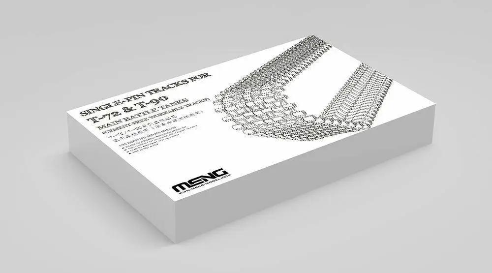 Meng МОДЕЛЬ 1/35 SPS-029 одноконтактные треки для T72 &amp T-90 (работоспособные треки) |