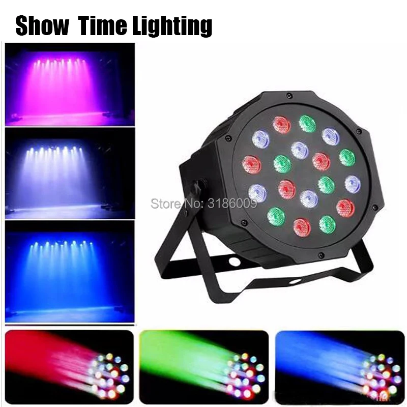 Экономический 10 шт./лот 18 Led Par свет этапа LED RGB DMX 512 7CH мини может для клуба Dj show