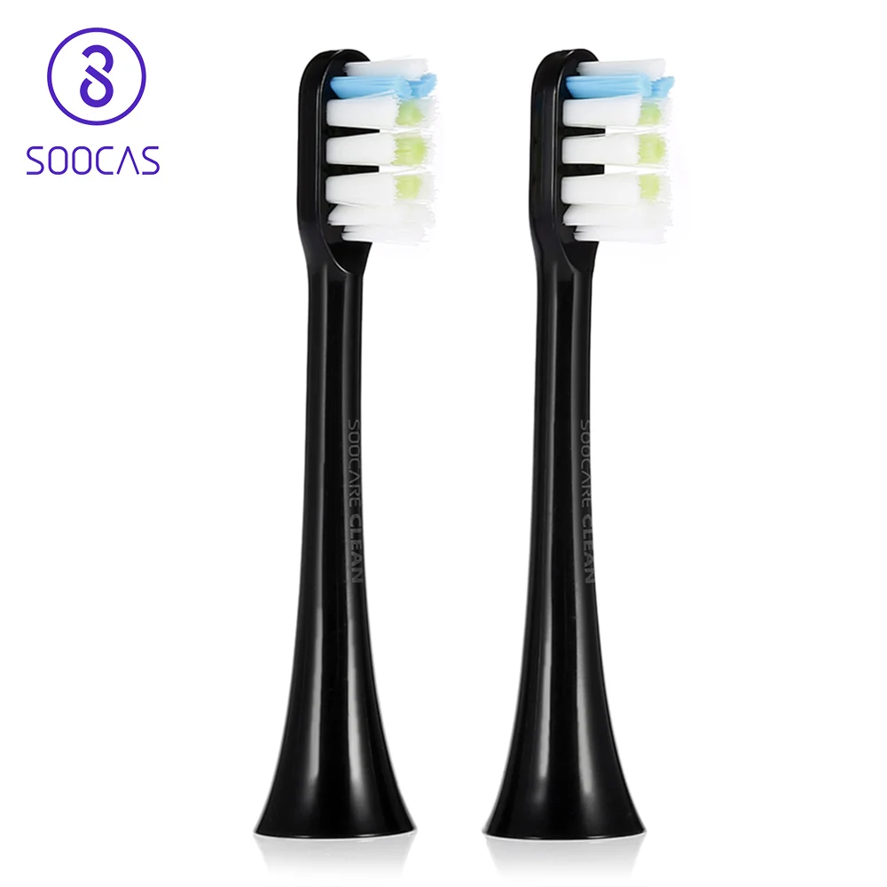 2 шт. сменная зубная щетка общий тип чистки для SOOCAS X3 USB перезаряжаемая звуковая
