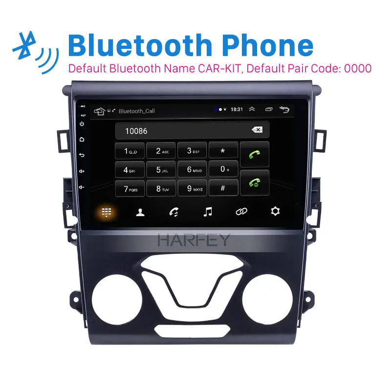 Автомагнитола Harfey Android 2012 HD 9 &quotстерео 2Din все в одном для Ford Mondeo 2014 вторичный рынок