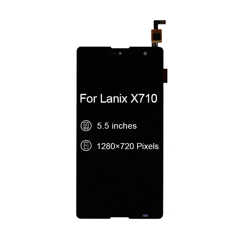 10 шт./лот для Lanix llium X710 полный ЖК-дисплей Дисплей Сенсорный экран планшета Стекло