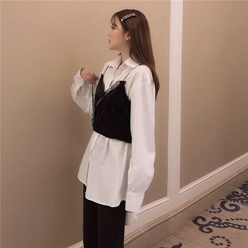 TWOTWINSTYLE комплект из двух предметов женские рубашки с длинными рукавами и