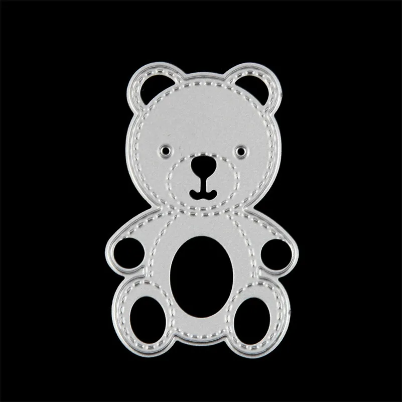 Милые Медвежонок штампы и для изготовления карт matrice de decoupe scrapbooking nouveau