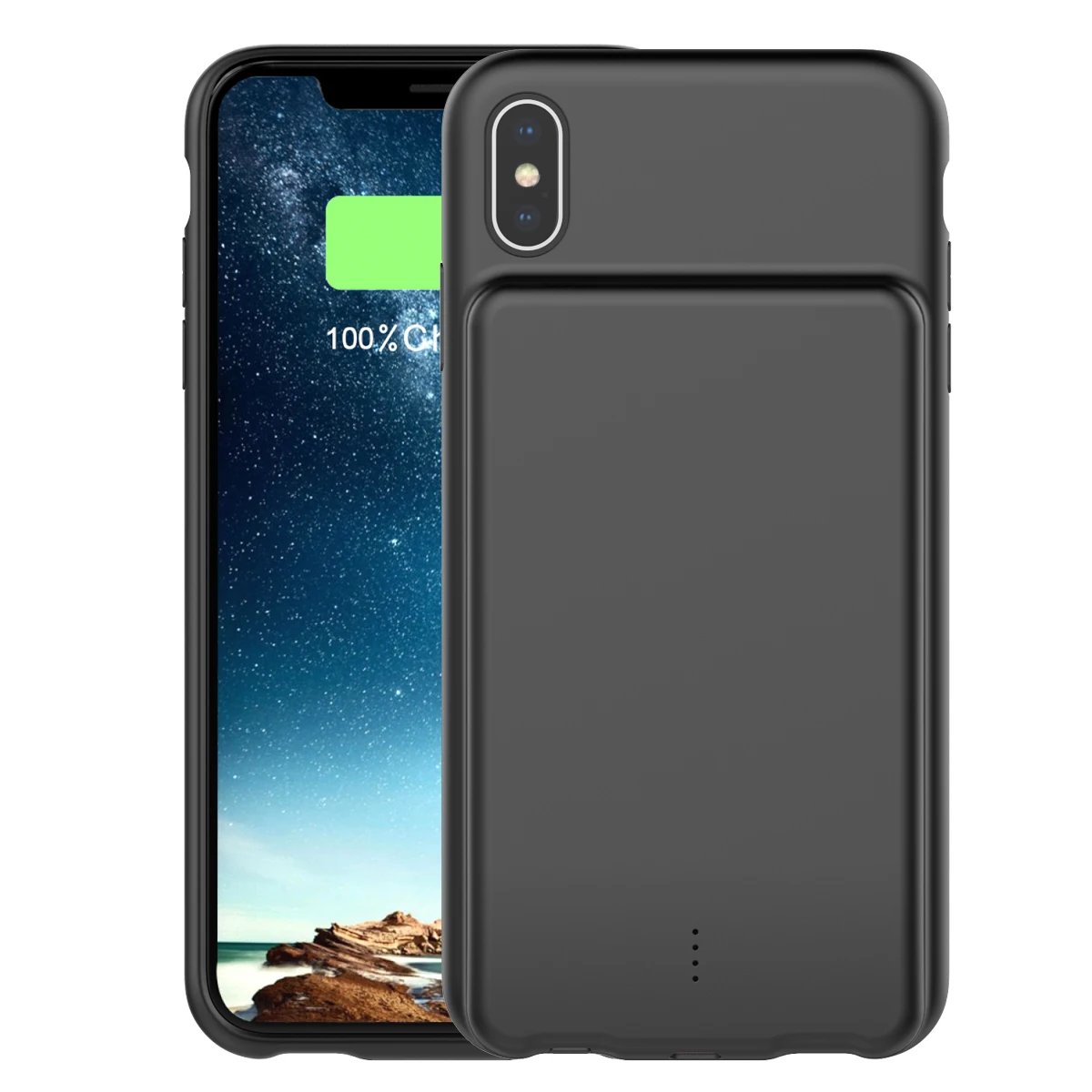 Для iPhone Xs аккумулятор max зарядное устройство чехол с аудио 5000 мАч внешнее