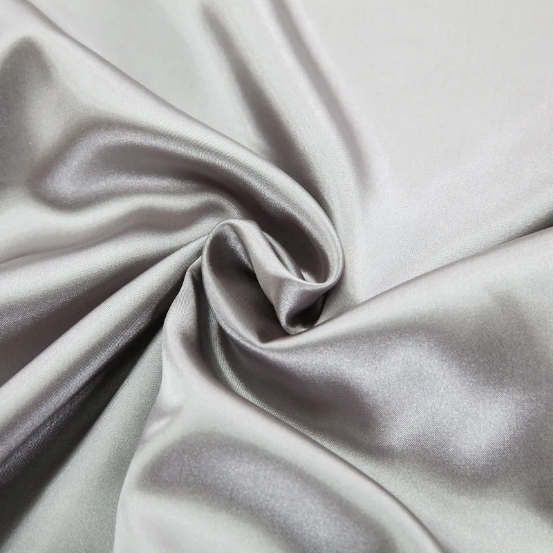 

100% Pure Satin Silk Bedding Set Home Textile King Queen Size Bed Set Bedclothes Duvet Cover Flat Sheet Pillowcases Wholesale38