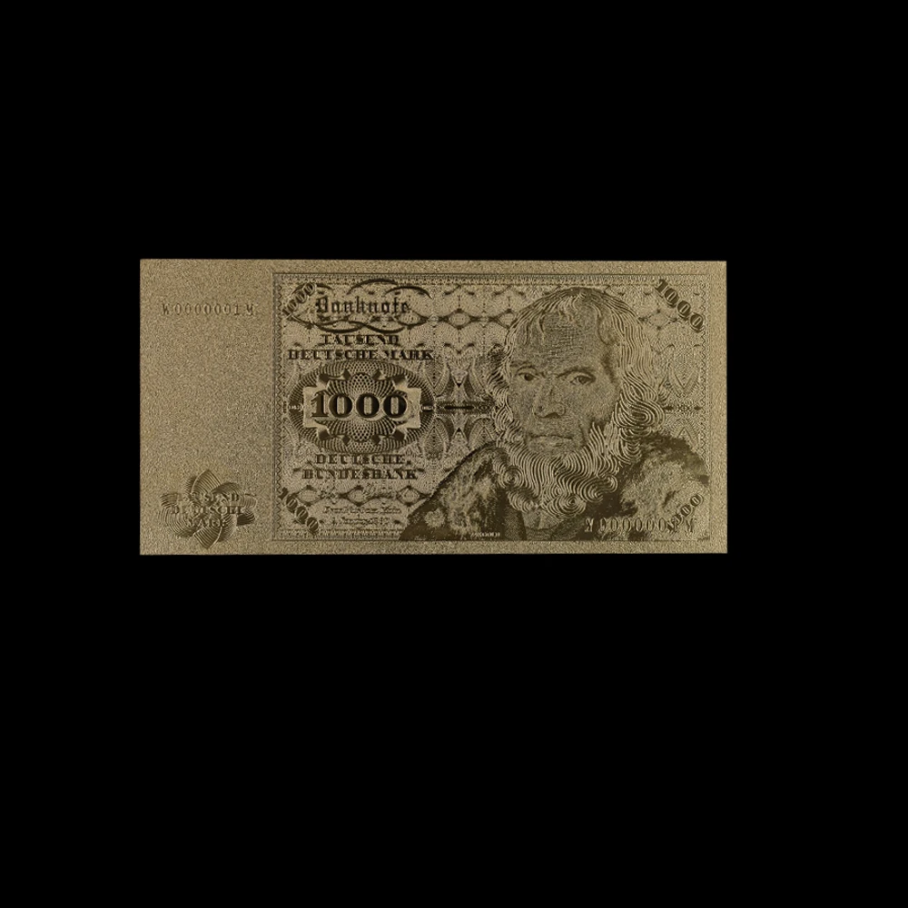 10 шт./лот Самые продаваемые товары Германия 1000 знак золото Поддельные Банкноты