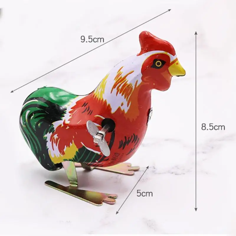 

Retro Classic Nostalgia Tin Jumping Rooster Clockwork Wind Up Toys Gift Retro Classic Nostalgia Tin Jumping Rooster Clockwork