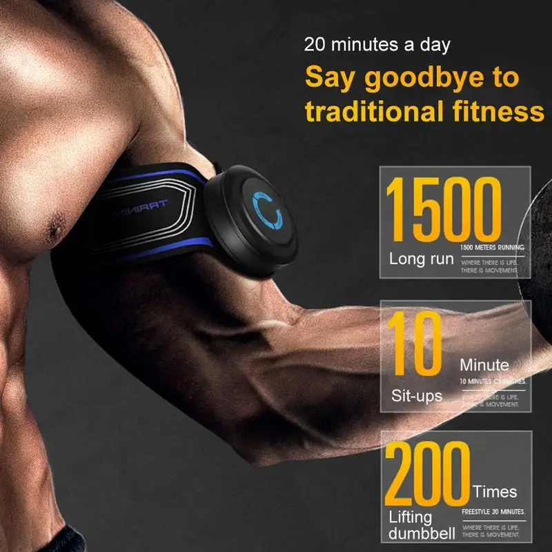 Электрический мышечный массажер брюшный тренажер наклейка для потери веса USB