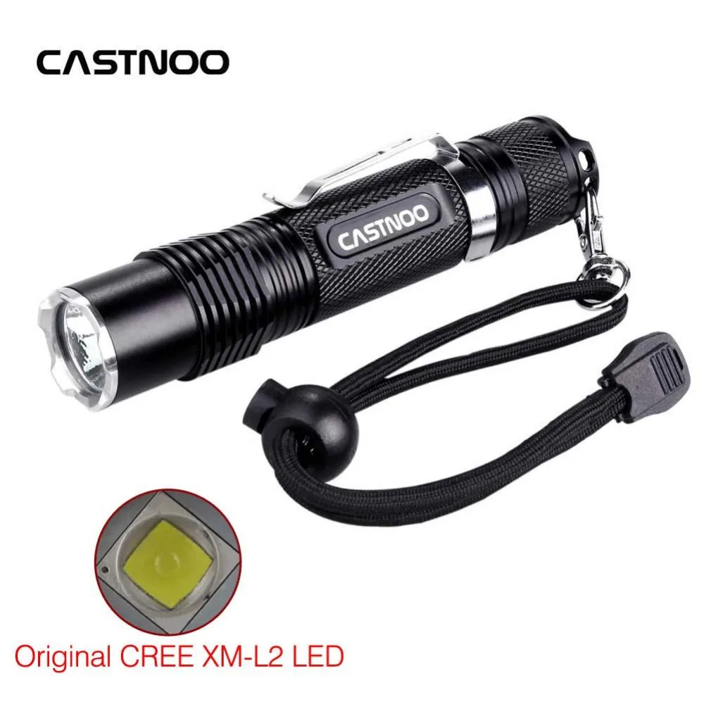 Castnoo супер мини XPG-R5 LED 3000 люменов светильник для вспышки водонепроницаемый