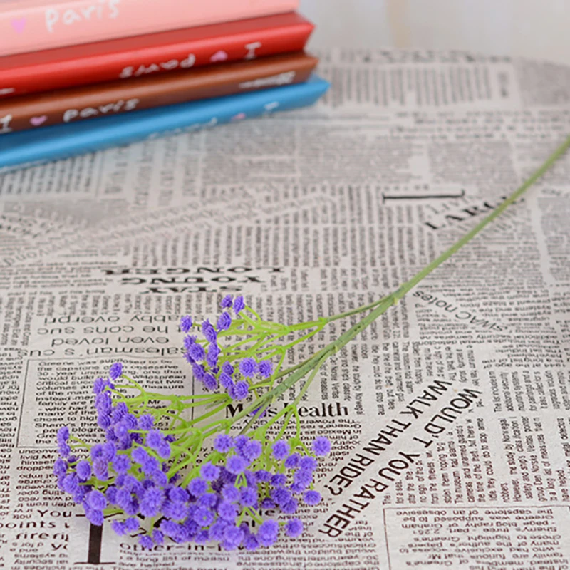 6 веток Звезды Цветок Имитация Поддельные Gypsophila цветы искусственные невесты