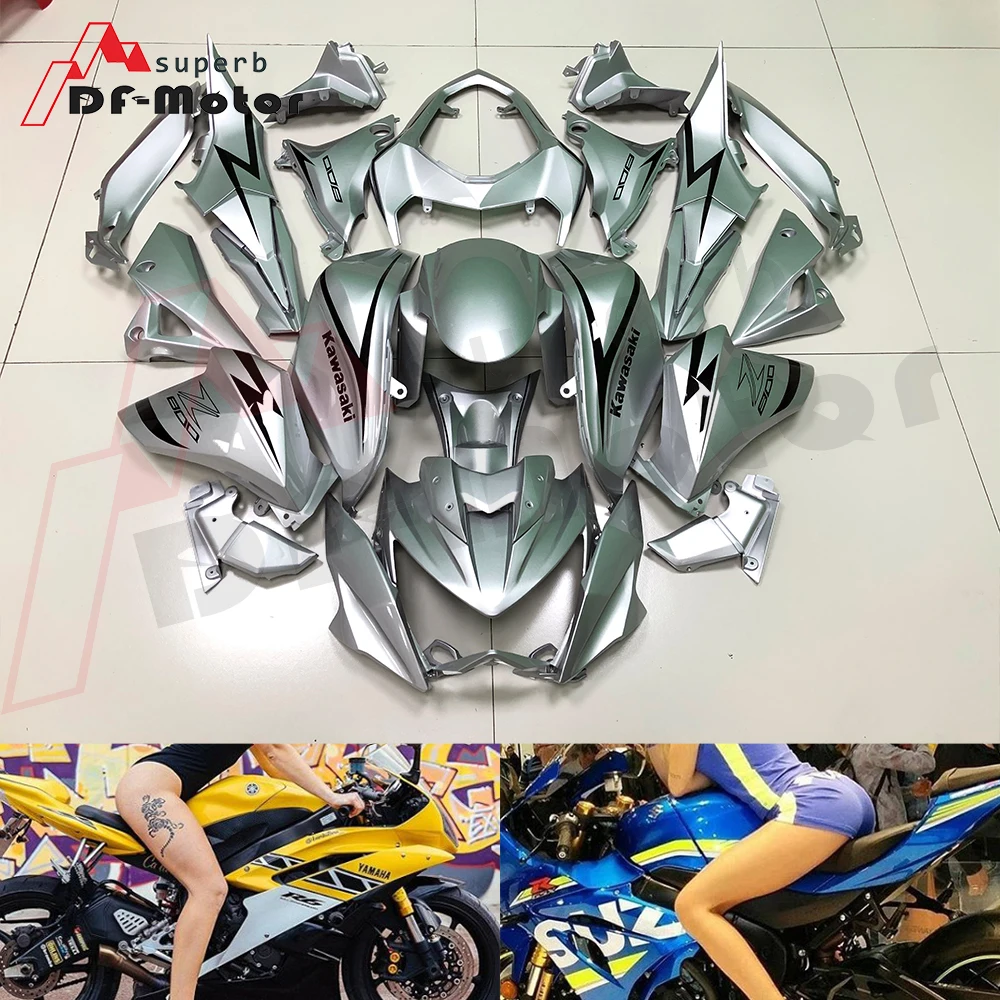 Серебряный обтекатель для Kawasaki Z800 Z 800 2013 2014 2015 2016 13 14 15 16 послепродажный мотоцикла