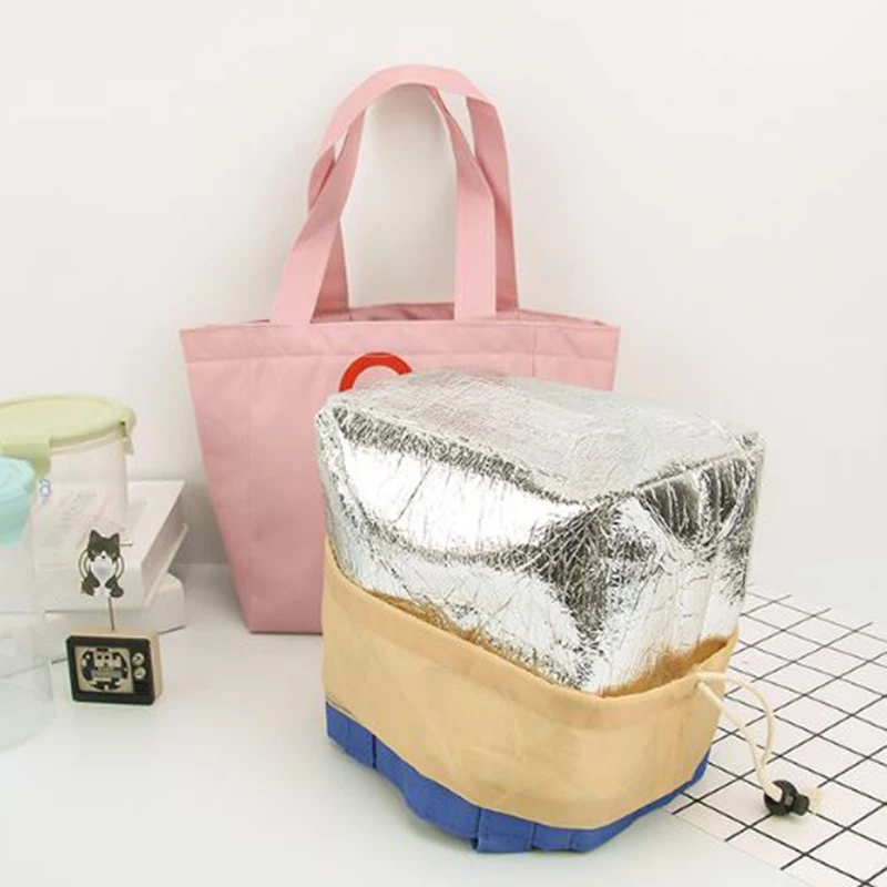 Милые Складная изолированные тепловой кулер сумка для обедов tote пикник Горячая