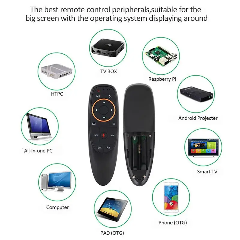 Пульт дистанционного управления Air Mouse 2 4 ГГц с USB-приемником 16 клавиш |