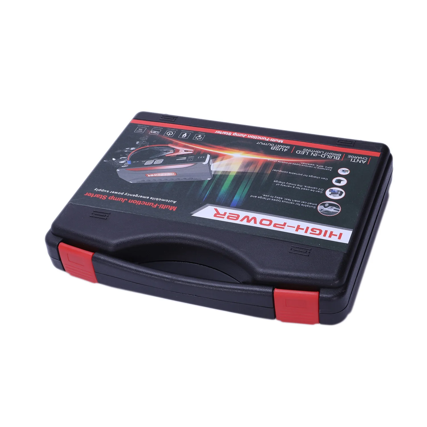 Eu Plug 16800Mah 4Usb Многофункциональный 12V автомобильный стартер для скачка аккумулятор